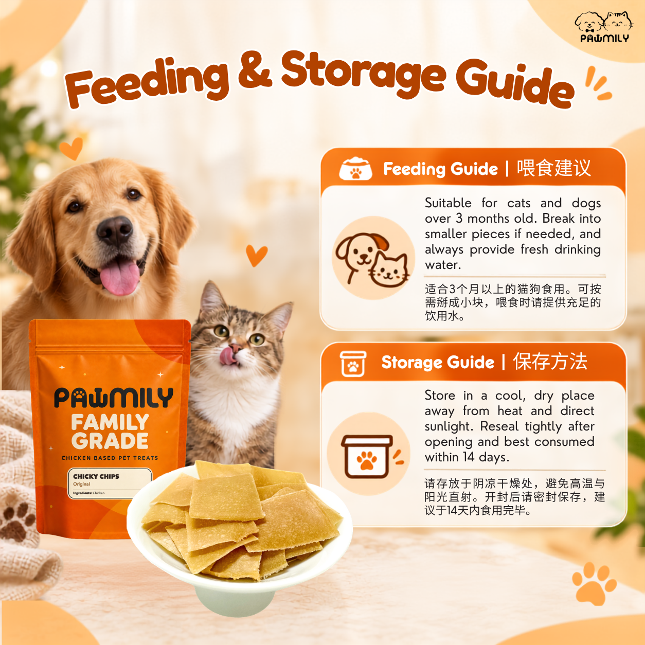 PAWMILY Chicky Chips โ Original
